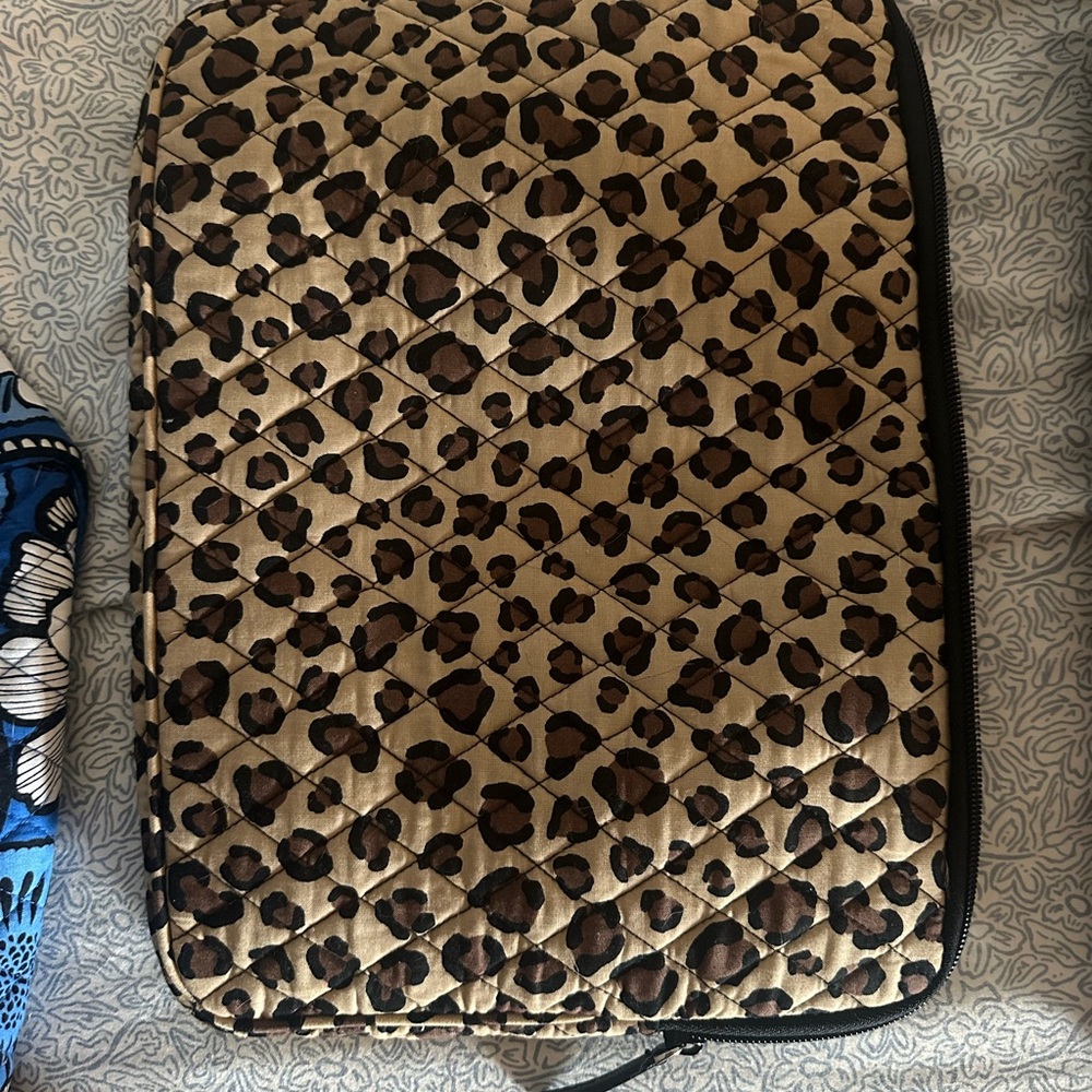 Leopard Vera Bradley Laptop Sleeve